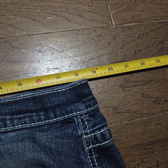 BKE Buckle Tyler Jeans Men 36L 36x36 Blue Straight Leg Denim Western Distressed - Picture 8 of 10